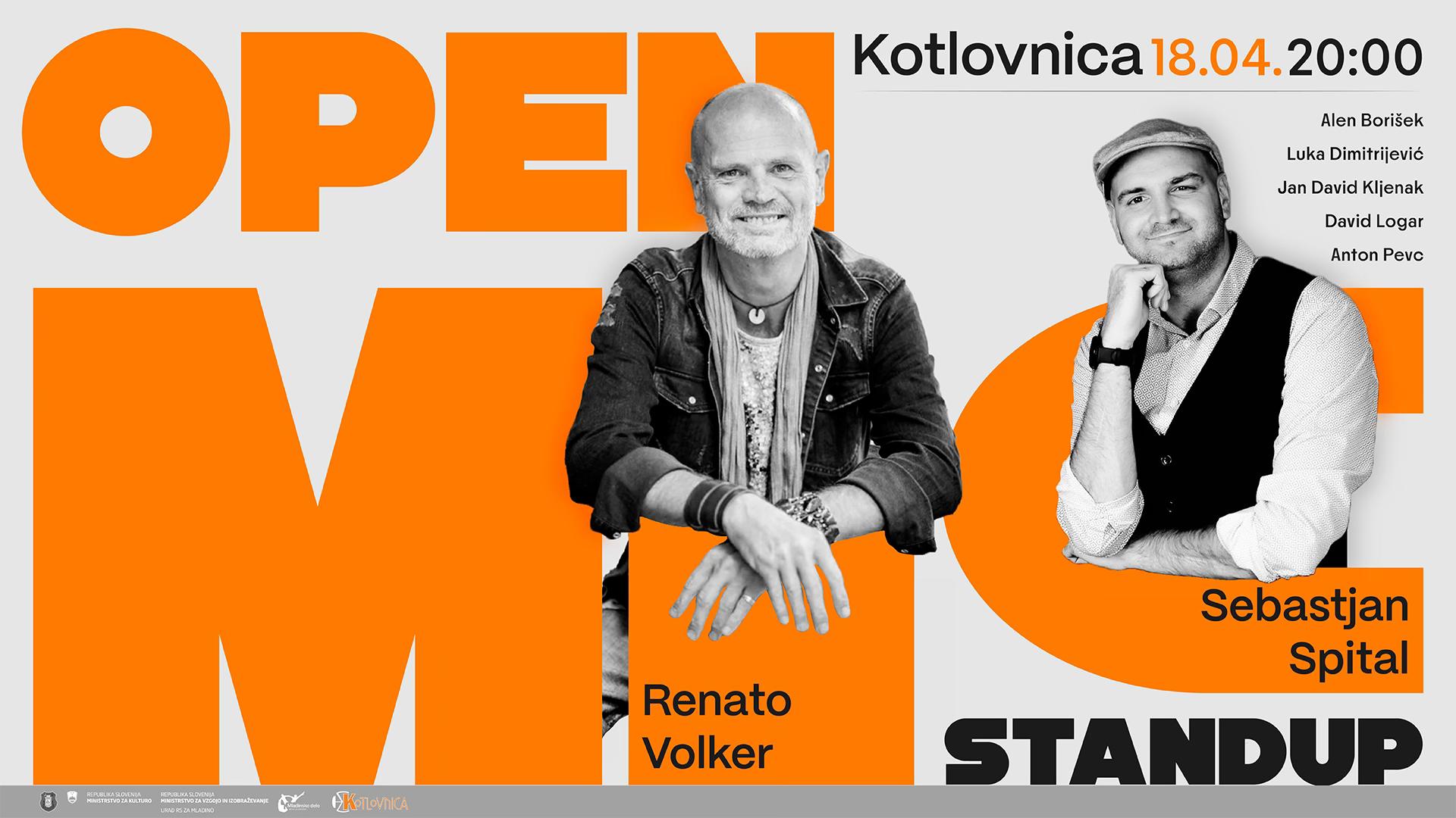 Kotlovniški standup: Open mic